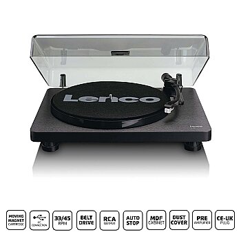 L-30BK Turntable - MMC Kartuşlu Ahşap, Siyah Pikap - 6
