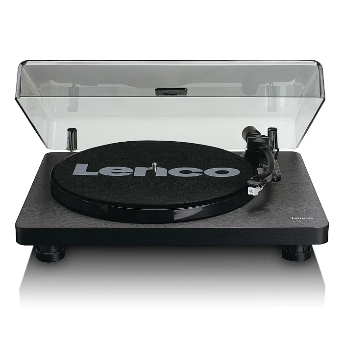 L-30BK Turntable - MMC Kartuşlu Ahşap, Siyah Pikap - 1