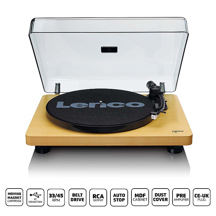 L-30WD Turntable - Otomatik, Ahşap Pikap - 5