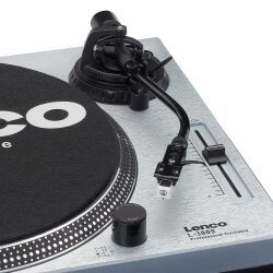 L-3809ME Turntable - Direct Drive, USB Metalik Mavi Pikap - 3
