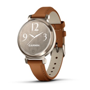 Lily 2 - Krem Altın, Taba Deri Kayışlı - Garmin