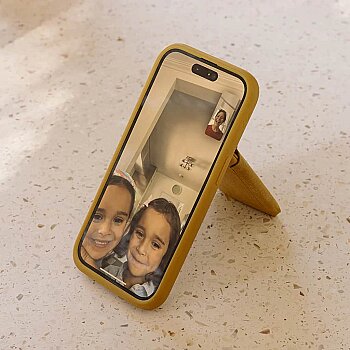 Mobile Wallet Stand Manyetik Cüzdan ve Stand - Sun - 2