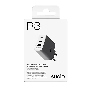P3 GaN USB‑C Hızlı Şarj Adaptörü (65W) | White - 4