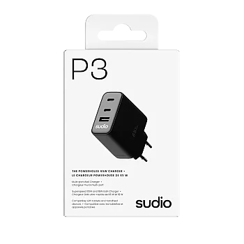 P3 GaN USB‑C Hızlı Şarj Adaptörü (65W) | Black - 4