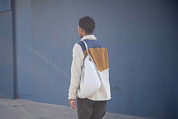 Packable Tote Katlanabilir Omuz Çantası - Raw - 8