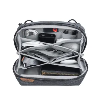 Tech Pouch Regular Teknoloji Aksesuar Çantası - Black - 4