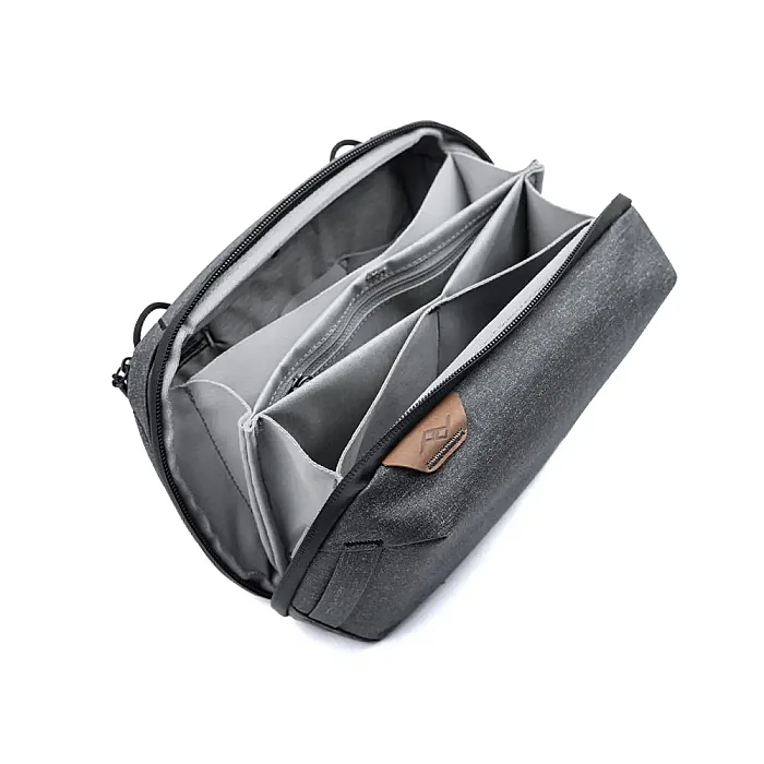 Tech Pouch Regular Teknoloji Aksesuar Çantası - Charcoal - 2