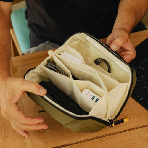 Tech Pouch Regular Teknoloji Aksesuar Çantası - Kelp - 4