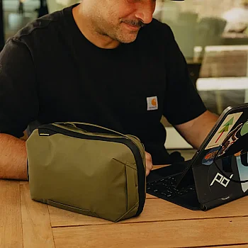 Tech Pouch Regular Teknoloji Aksesuar Çantası - Kelp - 5