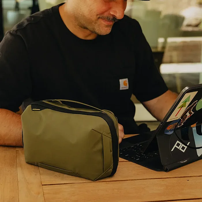 Tech Pouch Regular Teknoloji Aksesuar Çantası - Kelp - 5