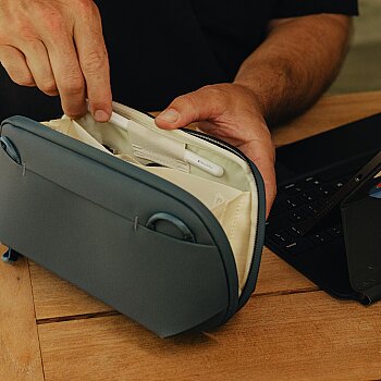Tech Pouch Small Teknoloji Aksesuar Çantası - Ocean - 5