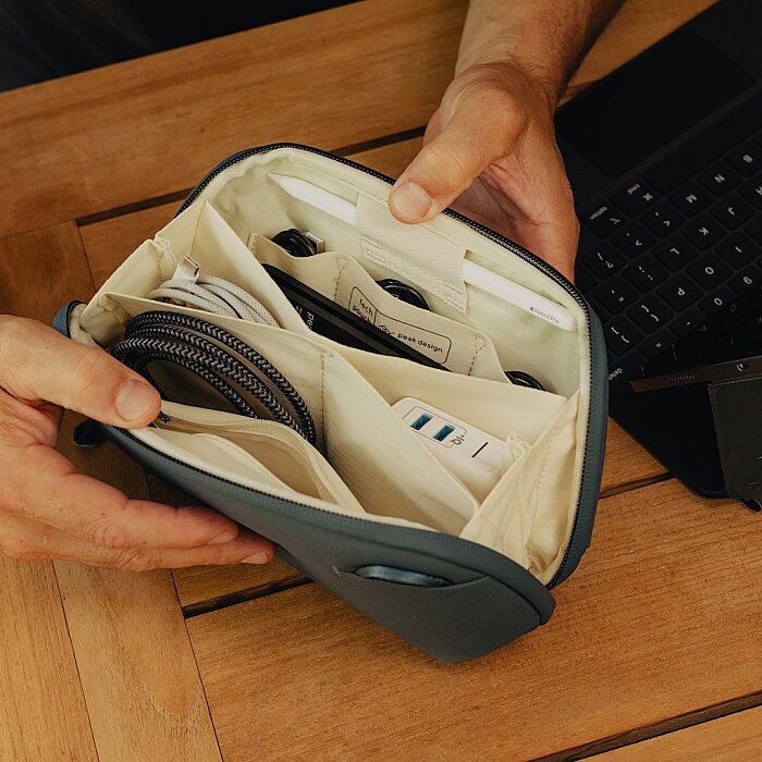 Tech Pouch Small Teknoloji Aksesuar Çantası - Ocean - 4