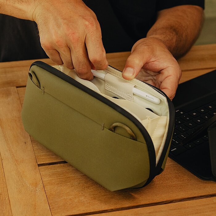 Tech Pouch Small Teknoloji Aksesuar Çantası - Kelp - 5