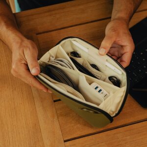 BTP-S-KP-3 Tech Pouch // Small // Kelp - 4