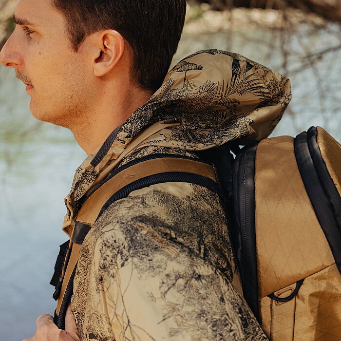 Travel Backpack 30L Modüler Seyahat Çantası - Coyote - 6