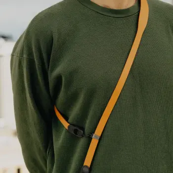 Form Leather Deri Uzun Kamera Askısı - Amber - 6