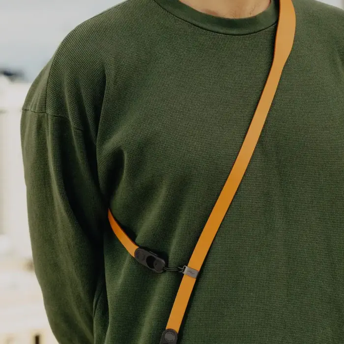 Form Leather Deri Uzun Kamera Askısı - Amber - 6