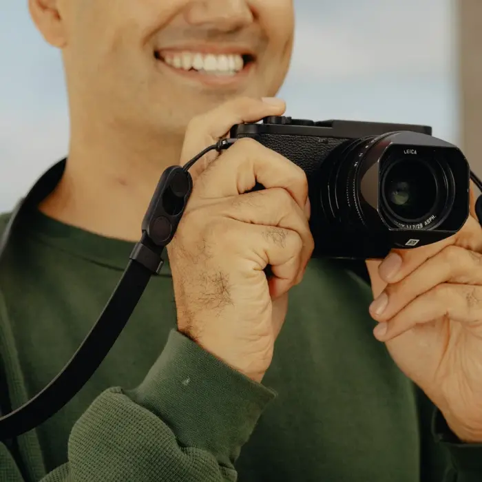 Form Leather Camera Strap Long - Black - 4
