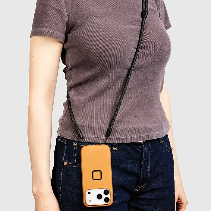 Mobile Crossbody Strap Çok Fonksiyonlu Telefon Askısı - Black - 2