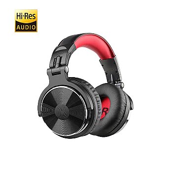 Pro10 Kulak Üstü Kablolu DJ Kulaklığı (Kırmızı) - 2
