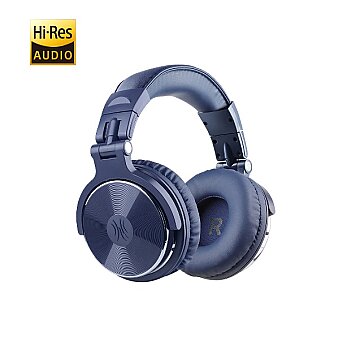 Pro10 Kulak Üstü Kablolu DJ Kulaklığı (Mavi) - 2