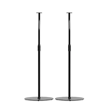 SLH Yüksekliği Ayarlanabilir Uydu Hoparlör Standı Çifti Siyah - 1