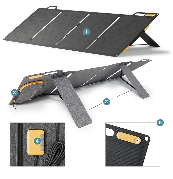 Solar Panel 100 W Katlanabilir Güneş Paneli - 7