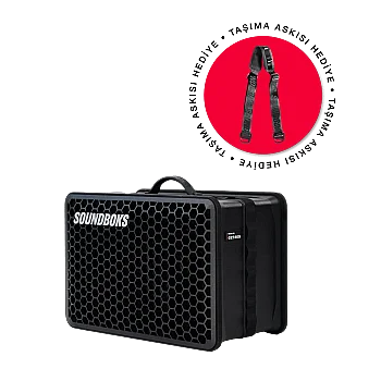 Go - Outdoor Bluetooth Hoparlör | Shoulder Strap Taşıma Askısı Hediyeli - SOUNDBOKS