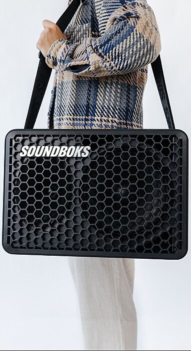 Go - Outdoor Bluetooth Hoparlör | Shoulder Strap Taşıma Askısı Hediyeli - 6