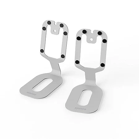 SU2W Arka Montajlı Masaüstü Hoparlör Standları, Beyaz - 2