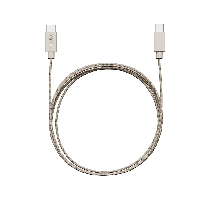 C1C Cable | Yüksek Hızlı USB-C - USB-C Kablo | Sand - 1