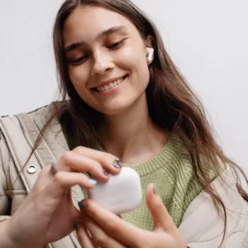 D1 Kablosuz (True Wireless) Kulak İçi Kulaklık | White - 5