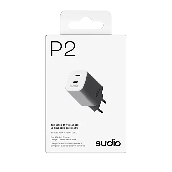 P2 GaN USB‑C Hızlı Şarj Adaptörü (45W) | White - 4