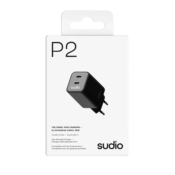 P2 GaN USB‑C Hızlı Şarj Adaptörü (45W) | Black - 4