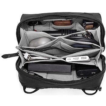 Tech Pouch Regular Teknoloji Aksesuar Çantası - Black - 5