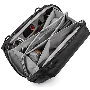 Tech Pouch Regular Teknoloji Aksesuar Çantası - Black - 3