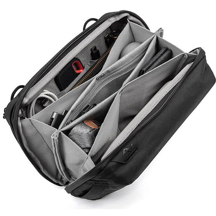 Tech Pouch Regular Teknoloji Aksesuar Çantası - Black - 3