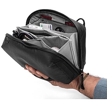 Tech Pouch Regular Teknoloji Aksesuar Çantası - Black - 7