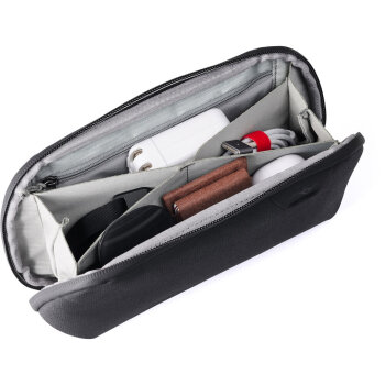 Tech Pouch Small Teknoloji Aksesuar Çantası - Black - 4