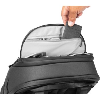 Travel Backpack 30L Seyahat Çantası - Black - 10