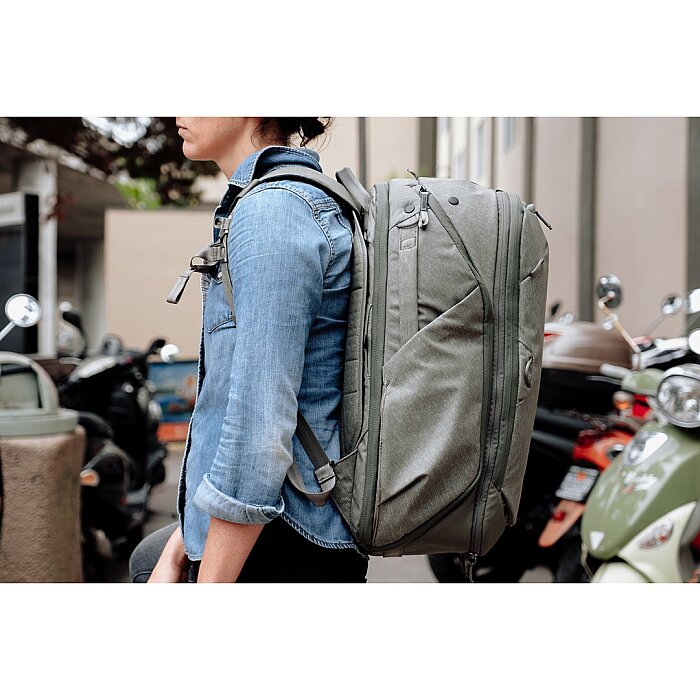 Travel Backpack 45L Modüler Seyahat Çantası - Sage - 6