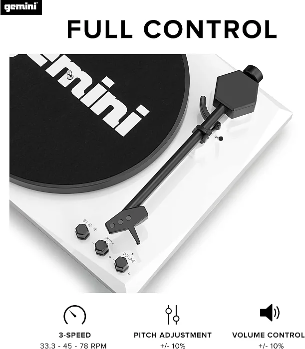 TT-900 Bluetooth Stereo Turntable Paket (Beyaz) - 2