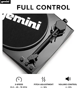TT-900 Bluetooth Stereo Turntable Paket (Siyah) - 2