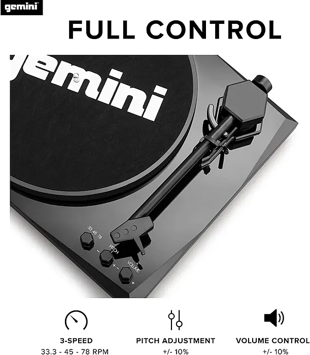 TT-900 Bluetooth Stereo Turntable Paket (Siyah) - 2