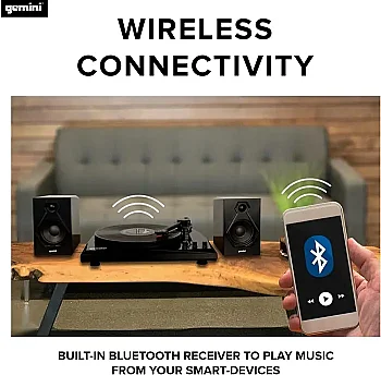 TT-900 Bluetooth Stereo Turntable Paket (Siyah) - 5