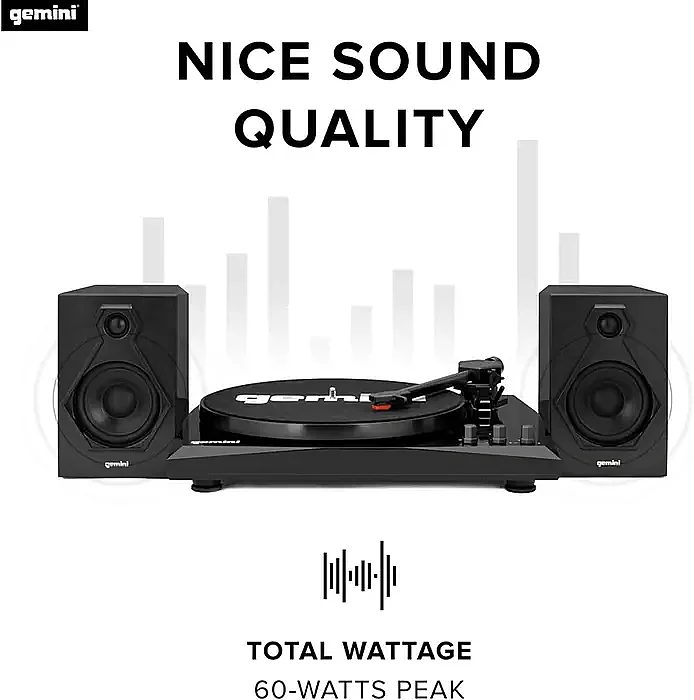 TT-900 Bluetooth Stereo Turntable Paket (Siyah) - 6