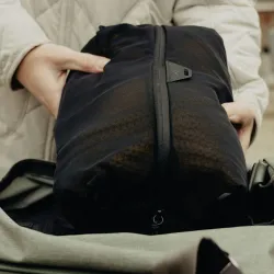 Ultralight Mesh Packing Cube (S) – Black - 3