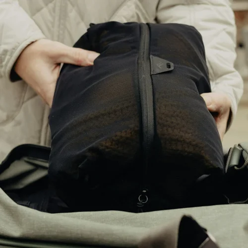 Ultralight Mesh Packing Cube (S) – Black - 3