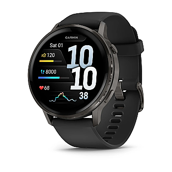 Venu 4 AMOLED 45 mm GPS Akıllı Saat - Black - Garmin