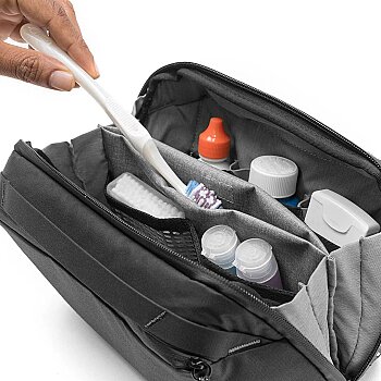 Wash Pouch Regular Kişisel Bakım Çantası - Black - 5